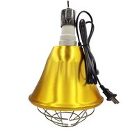 Lampe chauffante infrarouge, abat-jour de conservation avec panneau de flamme pour cochon, poulet, équipement agricole, lampe de brûleur