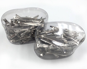 Hộp Bạc Vàng Kim Loại Vịt Hóa Đơn Cắt Tóc Kẹp Tóc Làm Tóc Extention Phần Con cá sấu Salon Thép Không Gỉ Tóc Clip - Product Image 4