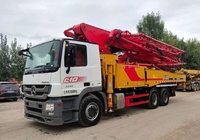 Camion pompe à béton Sany SYM 6x4 remis à neuf, prêt à l'emploi, 2017, diesel, 265-300 kW, portée verticale 37-48 m, productivité 120-140 m/h