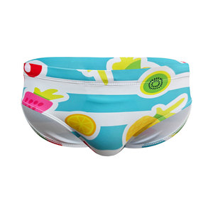 <span class=keywords><strong>Slip</strong></span> <span class=keywords><strong>de</strong></span> <span class=keywords><strong>bain</strong></span> pour homme à imprimé fruits avec doublure intégrée, taille basse, séchage rapide, respirant, style bikini, pour la plage et la piscine - Product Image 5