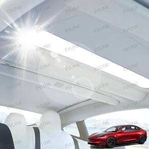 Pare-soleil électrique rétractable pour Tesla Model 3 Highland, commande vocale, accessoires <span class=keywords><strong>de</strong></span> modification automobile - Product Image 5