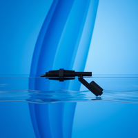 WOW Capteur de niveau d'eau à flotteur horizontal LLS-YZ3 monté sur le côté noir