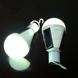 <span class=keywords><strong>Ampoule</strong></span> <span class=keywords><strong>solaire</strong></span> <span class=keywords><strong>LED</strong></span> SMD <span class=keywords><strong>rechargeable</strong></span> E27 85-265V, lumière de jardin, extérieure, d'urgence, de voyage, de camping - Product Image 5