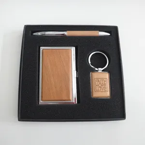 Custom Groothandel Hout Business Corporate Gift Set