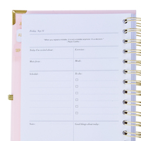 Agenda à spirale en papier avec Logo personnalisé, classeur A4/A5, pour Journal intime, carnet de notes personnalisable