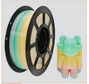 Macaron arc-en-ciel en PLA