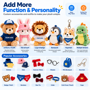 Peluche de Mascota Personalizado Profesional OEM, Muñeco de Peluche con Logotipo para Personajes de Marca Industrial, Regalos Promocionales y Souvenirs - Product Image 4