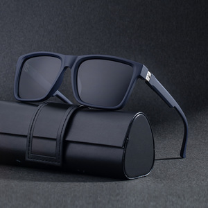 แว่นกันแดดเอ็นแอลซี สแควร์สำหรับผู้ชายกรอบโลหะพลาสติกสีดำยูวี 400 เลนส์โพลาไรซ์แทคประเภท 3 แว่นกันแดดสำหรับขับรถกลางแจ้ง - Product Image 1