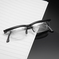 Offre Spéciale – Lunettes de lecture populaires TR90 fines noires avec monture AC, verres ajustables 4D +5D, correction de la myopie, PC écologique, effet diamant