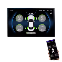 CAREUD TPMS, Sistema de Monitoreo de Presión de Neumáticos Compatible con Bluetooth Android de 433 MHz, 4 Sensores Internos, Presión Máxima de 8 Bares, 1 Año de Garantía