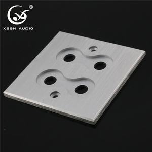 Terminale a filo YIVO XSSH Audio placcato oro amplificatore altoparlante femmina versione lunga e corta compreso Binding Post e presa per piastra - Product Image 5