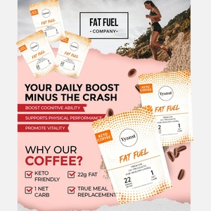 กาแฟออร์แกนิกคุณภาพสูงสำหรับคีโต แบรนด์ส่วนตัว เสริมพลังงานด้วยน้ำมันมะพร้าวและน้ำมัน MCT - Product Image 5