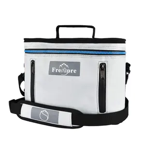 10 Liter 2 Brot dosen Soft Cooler Bag Isolierte Lunch Bag Picknick-Kühltasche mit mehreren Taschen und bequemer Tasche