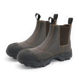 ETI SAFETY Wholesale Cheap Price Men Work Safety Shoes Boots with iron Toe and iron Plate cow leather safety shoes