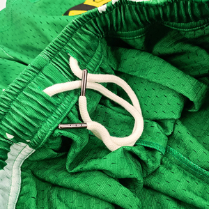 Pantalones cortos de malla de gimnasio para hombre de 5 pulgadas, rosa oscuro, medio muslo, secado rápido, sublimación de Anime, pantalones cortos de malla para hombre - Product Image 2