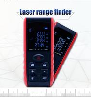Télémètre laser numérique de précision portable, mesure de la distance, de la surface, du volume, indication d'angle, précision de 2 mm, indice de protection IP65 10x
