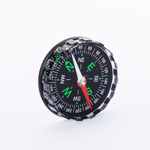 Black Serrated <b>Edge</b> Compass 45mm Pointer Style Compact Outdoor Plastic Portable Handheld Navigation <b>Tool</b> - Product Image 3