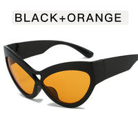 Lunettes de soleil polarisées pour femmes, style rétro, creuses, Europe et États-Unis, œil de chat, grande monture, mode, luxe, tendance estivale, plage