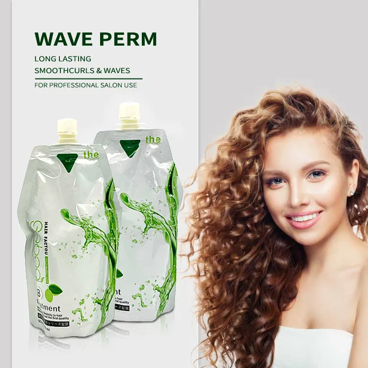 Wholesale Private Label Hair Perm Lotion 500ml*2 Long Lasting Natural Salon Professional Straightening Curling Cream