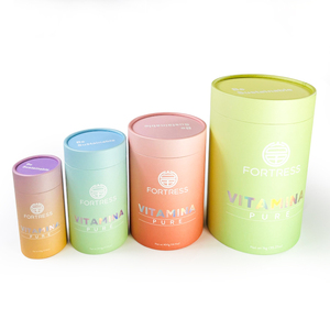 Reciclable al por mayor proteína en polvo embalaje de grado alimenticio caja de cartón tubo de papel <span class=keywords><strong>con</strong></span> <span class=keywords><strong>tapa</strong></span> hermética - Product Image 6