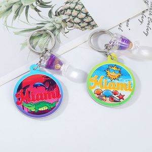 Factory Printing <b>Key</b> <b>Ring</b> Charms Transparent Personalized Eco-friendly <b>Custom</b> Acrylic Keychain With Logo - Product Image 2