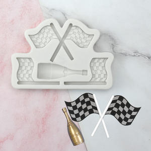 Moule en silicone pour médaille de trophée, <span class=keywords><strong>or</strong></span>, bière, drapeau, outil de décoration de gâteaux, pâte à <span class=keywords><strong>sucre</strong></span>, DIY, cuisine - Product Image 1