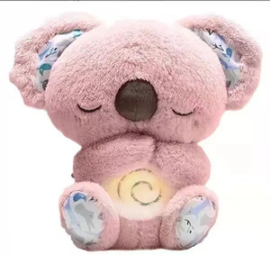 HY198 Lindo Peluche de Juguete <span class=keywords><strong>para</strong></span> <span class=keywords><strong>Dormir</strong></span> <span class=keywords><strong>para</strong></span> Recién Nacidos, Peluche de Animales de Peluche que Respira con Música en Movimiento - Product Image 2