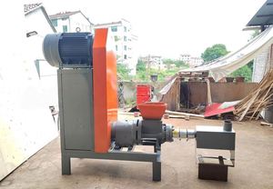 เครื่องทำถ่านอัดแท่งชีวมวลอัตโนมัติแบบไร้ควันจากกิ่งไม้ เศษไม้ ฟาง มะพร้าวเปลือก ขี้เลื่อย และคาร์บอน - Product Image 5