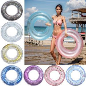 Bouée de natation gonflable épaissie avec flotteurs sous les aisselles et paillettes, pour la plage et la piscine, pour adultes et enfants, sports nautiques, en promotion, sûre, en stock - Product Image 3