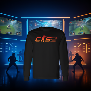 T-shirt à manches longues Cs2 Game Esports, noir, vêtements de jeu unisexes - Product Image 3