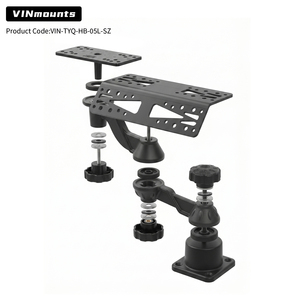 VINmounts soporte fish finder 7.32 pulgadas swing arm aluminio soporte horizontal ajustable para fish finder y chartplotter - Product Image 2