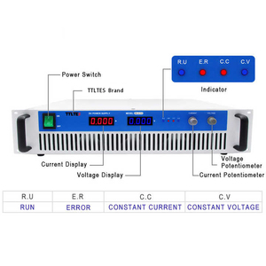 Alimentation à découpage réglable 3KW haute efficacité 0-3000V 0-300A pour diverses applications industrielles Entrée 220V/110V/380V - Product Image 5
