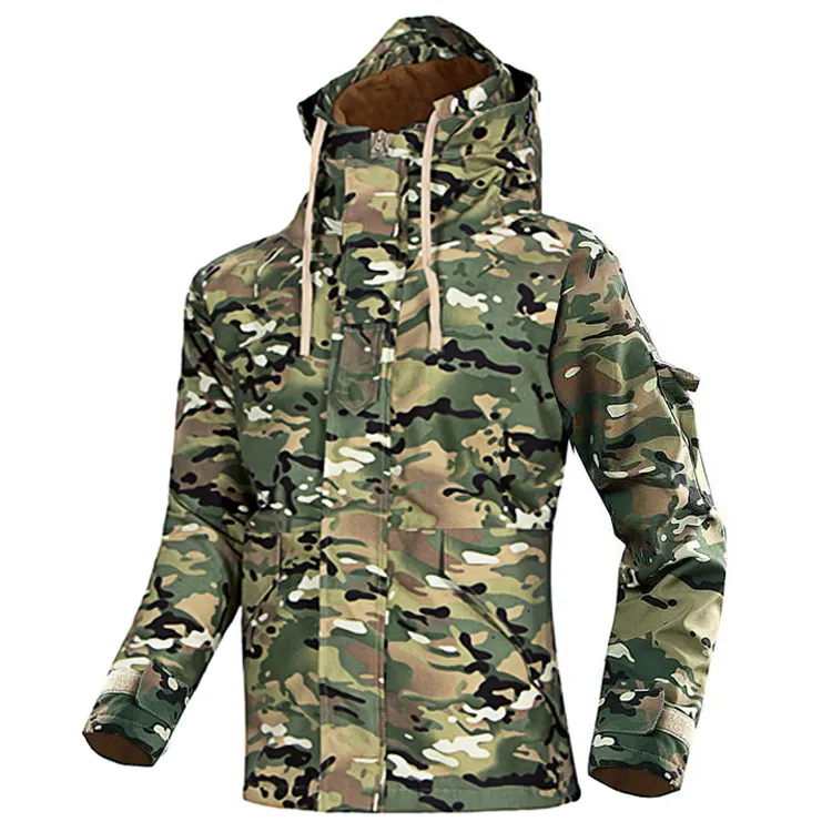 ECWCS Winter plush thickened outdoor camouflage clothing Tactical assault suit Combat uniform clothing G8 windbreaker coat