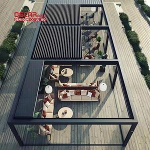 Pergola motorisée <span class=keywords><strong>en</strong></span> aluminium pour l'extérieur, gazebo, espace unique, revêtement <span class=keywords><strong>en</strong></span> poudre, arche <span class=keywords><strong>en</strong></span> <span class=keywords><strong>bois</strong></span>, Chine, patio de jardin, pergola rétractable - Product Image 1