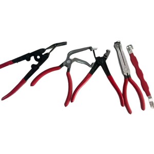 Automotive Repair Pliers Tool Set 5 Piece High Carbon Steel Soft <b>Case</b> Storage Car Maintenance Tools - Product Image 5