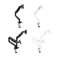 Support de moniteur universel Support de moniteur d'ordinateur de bureau Support de support d'écran double Bras de moniteur