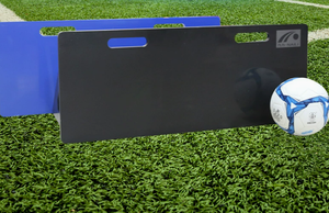 Tavola di Rimbalzo per Allenamento Calcio, Barriera Ostacolo, Attrezzatura per Agilità e Reattività, Tubo in Ferro e Rete in Poliestere, Portatile per Bambini/Giovani - Product Image 2