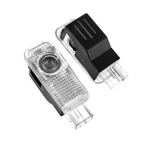 Nouvelle lampe de bienvenue universelle pour voiture à LED et projecteur de logo pour Audi A5/A4/A6/Q5/Q7/R8 - 12V DC
