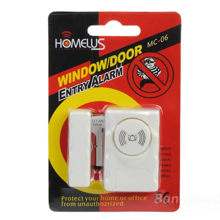 Wireless Home 90dB Ventana Puerta Sistema de alarma de seguridad antirrobo Sensor de puerta magnética