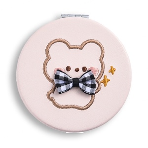 กระจกพกพาลายการ์ตูนน่ารักแบบกำหนดเองได้ กระจกสองด้านทรงกลม กระจกพกพาแบบสั่งทำ - Product Image 3