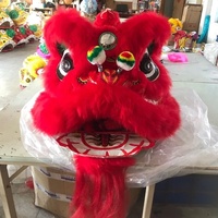 QUTENG 2023 costume de danse de lion costume de tête de danse de lion costume de danse de lion décoration chinoise