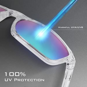 Lunettes de soleil sportives personnalisées avec logo, verres de sécurité doublés de mousse amovible pour la protection des yeux lors de matchs de pickleball et de volley-ball en extérieur - Product Image 3