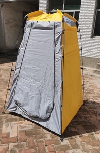 Tente de douche améliorée OEM avec cadre, abri extérieur pour <span class=keywords><strong>camping</strong></span>, avec crochet et sac de rangement, pour toilettes mobiles, bain, pêche et plage - Product Image 2