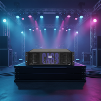 Amplificateur de performance CA68 haute puissance 2200W à trois niveaux d'alimentation, classe H, en métal, pour KTV, bar, scène, subwoofer pur post-amplificateur