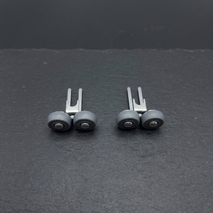 Rodillo Superior <span class=keywords><strong>para</strong></span> Puerta Corredera, Recubierto <span class=keywords><strong>de</strong></span> Zinc, Rodillo Doble, Rodillo Superior <span class=keywords><strong>de</strong></span> Nylon Duradero <span class=keywords><strong>para</strong></span> Puerta <span class=keywords><strong>de</strong></span> Armario - Product Image 1