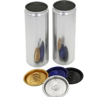 Canette de bière en aluminium à ouverture facile 202 ml avec impression personnalisée avec couvercles #330