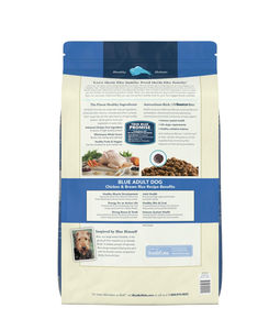 כחול בופלו כחול הגנה על החיים נוסחה מזון יבש למבוגרים טבעי, עוף ואורז חום 30-lb - Product Image 2
