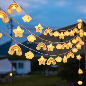 Factory Price Warm White Mini fairy <strong>String</strong> <strong>Lights</strong> Indoor 1.5M 10led Clouds Sun <strong>String</strong> <strong>Light</strong> <strong>Supplier</strong> 3aa <strong>Battery</strong> Operated - Product Image 5