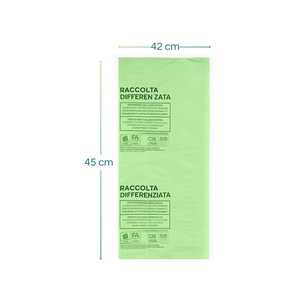 Sacchetti Biodegradabili per Rifiuti Organici 50x60 Cm 100 Rotoli Compostabili per Uso in Cucina - Product Image 2