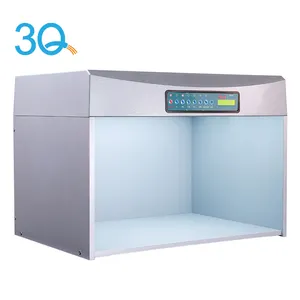 3Q 10 Superior Instrumento de Gabinete Avaliação Cor de Correspondência de Cores com Seis Fontes de Luz D65 TL84 F UV CWF TL83